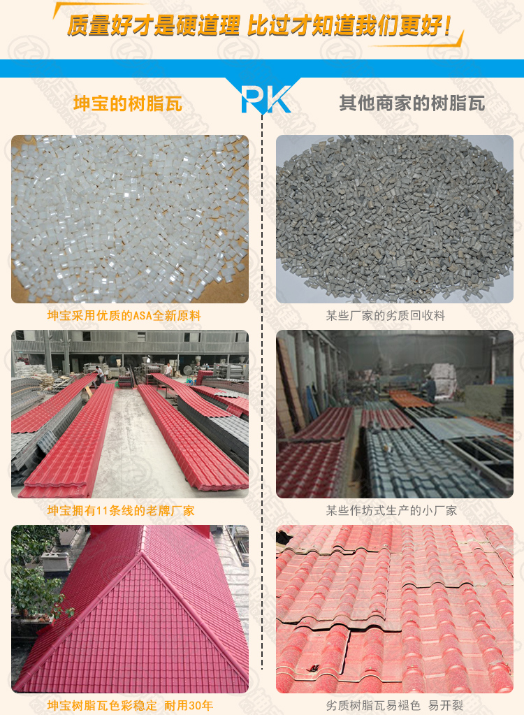 重庆合成树脂瓦厂家